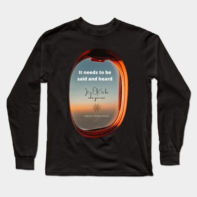 Speak Aloud ! Long Sleeve T-Shirt by Michael Beeline